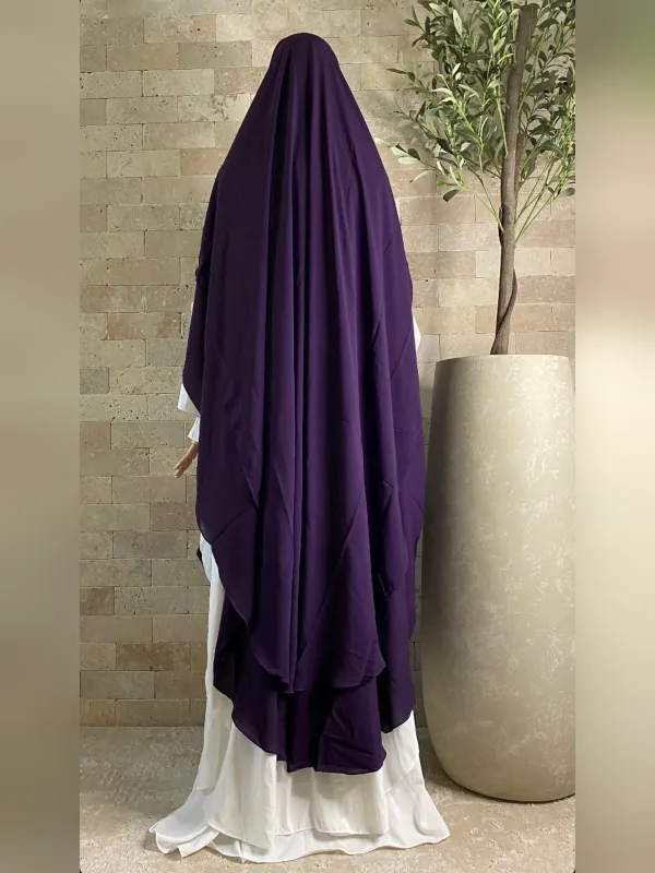 خمار علياء مع نقاب استيك بدون تندة
